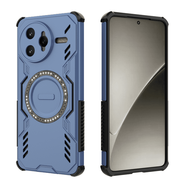 Funda FOXDOCK para Xiaomi Poco F7 Ultra , magnética, resistente a golpes, con soporte, unisex, carga inalámbrica