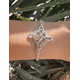 thumbnail image 2 of Pulsera nudo brujas grande plata fina protección, 2 of 3