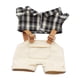 thumbnail image 2 of Ropa De Muñeca De Felpa Para Niños Accesorios De Fotografía Ropa De Muñeca Bebé Para Muñecas De 6,69 Pulgadas Pantalones Beige, 2 of 3