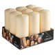 thumbnail image 1 of Pillar Candles Tribello SPAAS, color marfil, 15 cm, 9 unidades, sin perfume, 1 of 6