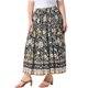 thumbnail image 4 of Faldas de Talla Grande para Mujer de Agnes Orinda, Estilo Boho, Curvas, Cintura Alta Elástica, Maxi en Línea A con Bolsillos 4X Negro, 4 of 6