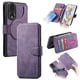 thumbnail image 1 of Funda Billetera Magnética para Honor 90 Soporte Tarjetas Desmontable Morado, 1 of 6