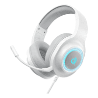 Audífonos Bluetooth Gamer Diadema Qcy V200 Con Microfono White