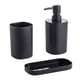 thumbnail image 2 of Set Dispensador De Jabón Nobre 350 Ml 3 Piezas Para Baño, 2 of 5