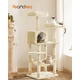 thumbnail image 2 of Condominio de felpa Cat Tree Feandrea Cat Tower de varios niveles, color beige, 2 of 9