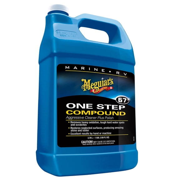 Compound Meguiar's M6701 Marine/RV One Step, 3,78 litros