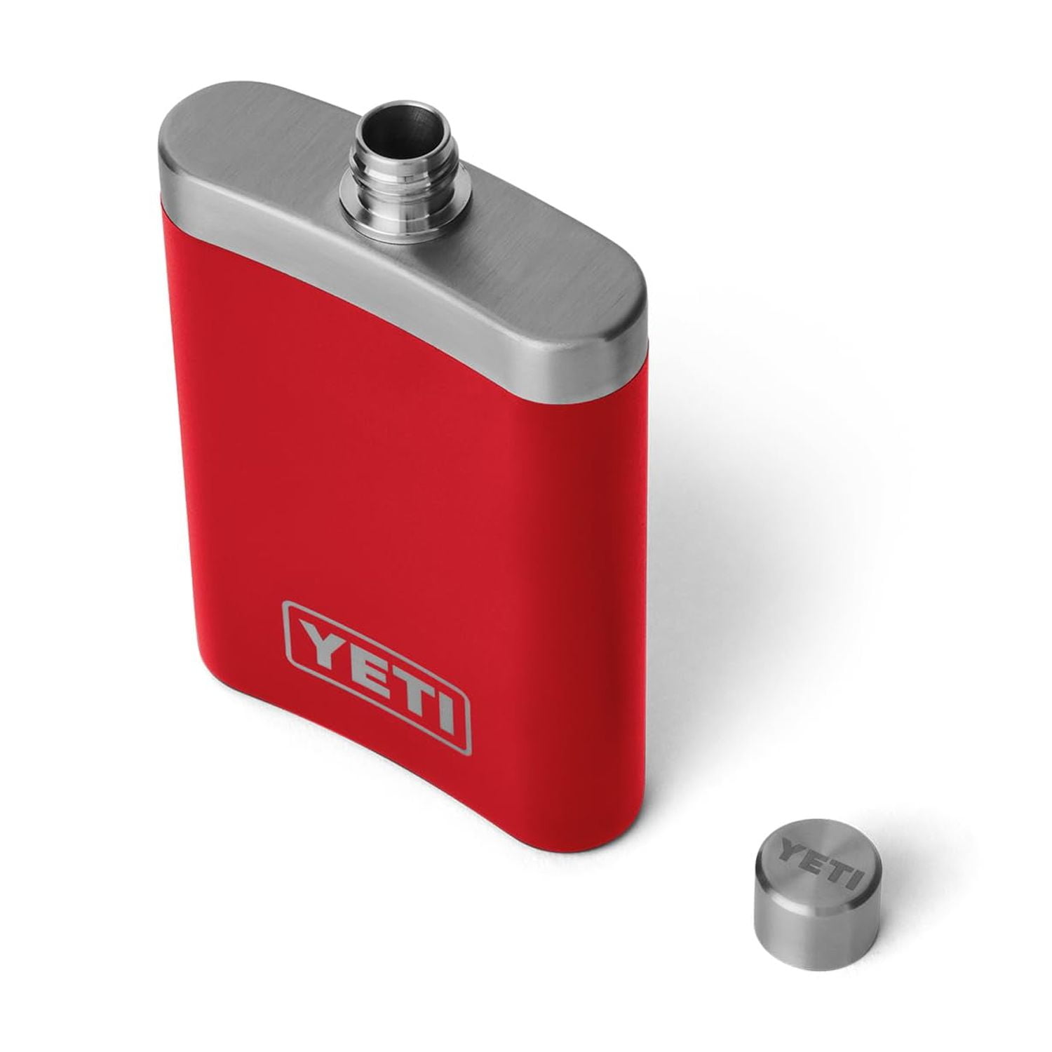 Frasco Yeti De 200 Ml, 7 Onzas, Con Embudo Rescue Red, Acero Inoxidable 18/8