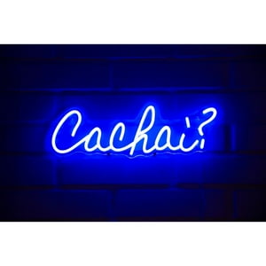 Gen - Letrero Neon Cachai Blanco-Usb