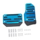 thumbnail image 4 of 2x Almohadillas De Pedal De Coche Repuestos Accesorios Para Automóviles Kit De Pedal De Embrague De Freno Genérico Azul, 4 of 5