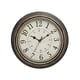 thumbnail image 4 of Reloj de pared nórdico de 12 pulgadas, decoración, sin tictac, silencioso, con movimiento de barrido redondo, para comedor, dormitorio, baño, escuela,, 4 of 5