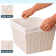 thumbnail image 4 of Canasto Cesta Organizadora Belug  Estilo Ratán Crema, 4 of 5