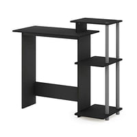 Escritorio Portátil Y Notebook Eficiente Furinno, Negro/Gris