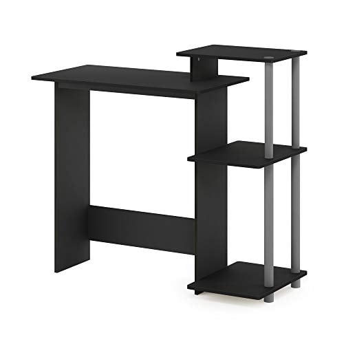 Escritorio Portátil Y Notebook Eficiente Furinno, Negro/gris