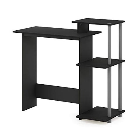 Escritorio Portátil Y Notebook Eficiente Furinno, Negro/Gris