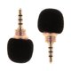 thumbnail image 4 of Mini micrófono de 2 piezas de 3.5 mm para la grabación de teléfonos móviles en teléfonos inteligentes, 4 of 7