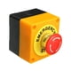 thumbnail image 1 of Botón Pulsador Del Interruptor de Parada de Emergencia con Caja, Letrero Rojo, Piezas de Repuesto de 2,8 "x 2,5" X 3 ", Fácil Instalación, Resistente, 1 of 5