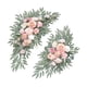 thumbnail image 3 of 2 Piezas De Arco De Boda Con Flores Decorativas Para San Valentín, Bodas, Fiestas, Rosa Y Blanco, 3 of 5