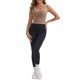 thumbnail image 2 of INSPIRE CHIC Camiseta de Tirantes Anchos para Mujer con Almohadillas Push Up, Cuello en U, Elástica, Ajustada, de Bloques de Color, Recortada para Entrenamiento, XL Marrón, 2 of 6