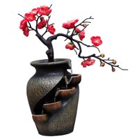 Magideal - Fuente De Agua Interior Fuente De Decoración Para Hogar Fuente De Agua Fengshui Accesorios De Escritorio Relajación Relajante Fuentes De Cascada