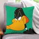 thumbnail image 1 of Pato Lucas Fundas de almohada de terciopelo con tema, regalos de funda de almohada, decoración para el hogar, cojín de lanzar, regalo de cumpleaños para fans y parejas. 45cm x 45cm., 1 of 6
