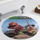 thumbnail image 5 of Dinotrux Alfombra Redonda de Felpa Coral, Antideslizante, No Desprende Pelusas, Lavable y Duradera para Salón, Dormitorio y Habitación de Niños 60cm, 5 of 6
