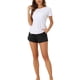 thumbnail image 2 of INSPIRE CHIC Pantalones Cortos de Pijama para Mujer con Cordón Ajustable, Ropa de Dormir con Bolsillos XS Negro, 2 of 6