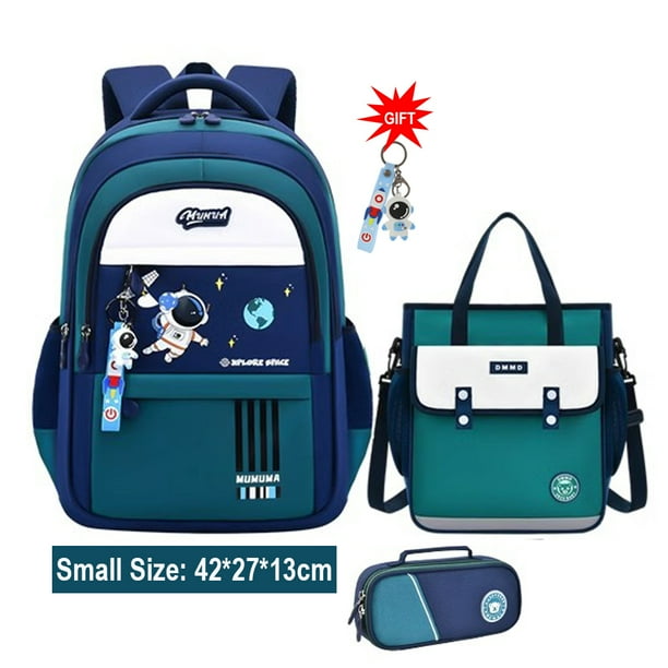 NEW Nylon Backpack Child Girl Boy Cartoon Back Bag Elementary Student School Bags Set Waterproof Lightweight Kids Book Bag