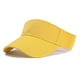 thumbnail image 1 of Candy-Colored Summer Visor Hat - Elegant, Lightweight Sunscreen UV Protection for Women's Beach Days!, 1 of 5