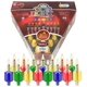 thumbnail image 1 of Velas de aceite Ner Mitzvah Hanukkah Colored Ohr Lights, paquete de 44, 1 of 9