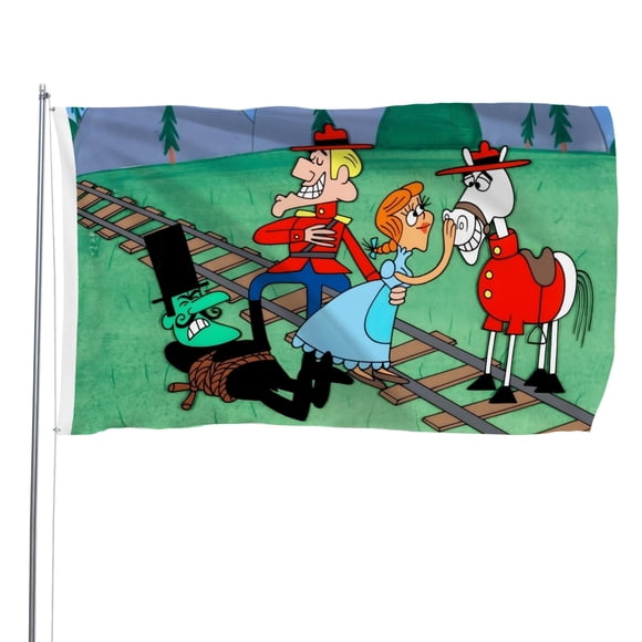 Bandera Temática El Show De Dudley Do Right Desmarcar 120x180cm