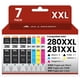 thumbnail image 1 of Cartuchos de tinta ALLWORK 280XXL 281XXL para Canon TR8620a (7 paquetes), 1 of 6