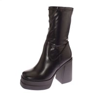 Bota Terraplen Negro Vía Franca