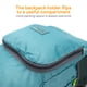 thumbnail image 2 of Mochila Miami CarryOn, plegable y resistente al agua, color azul, 2 of 9