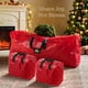 thumbnail image 2 of Bolsa de almacenamiento para árbol de Navidad ZOBER roja de plástico impermeable, 2 of 7