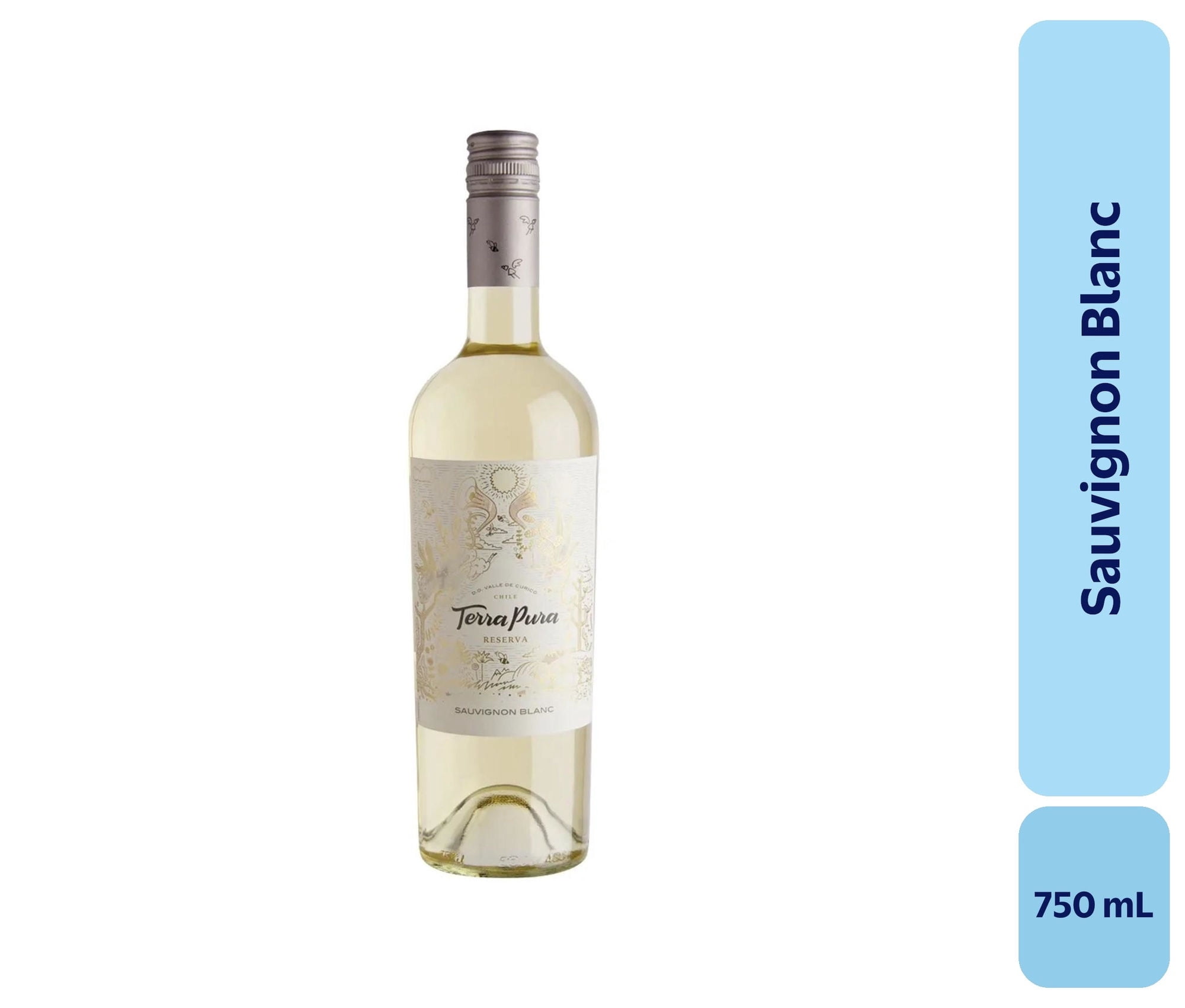 Vino Sauvignon Blanc Botella 750 mL Terrapura