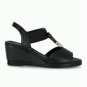 Sandalia Mujer Negro/Dorado Alice Piccadilly