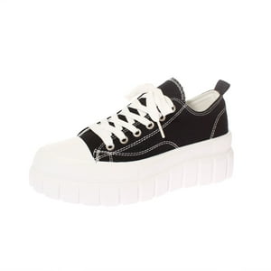 Zapatilla Lona Negro Vía Franca