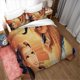thumbnail image 2 of Princess and Beast Cartoon Duvet Cover Set 100% Microfiber Bedding Set Skin-Friendly 3 Piece Comforter Cover Set for a Comfortable Sleep, 2 of 5