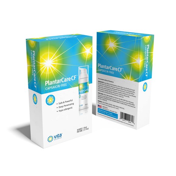 Crema para pies Vita Sciences PlantarCare CF con bomba airless