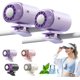 thumbnail image 1 of Ventilador clip coche LED 199 velocidades USB recargable refrigeración personal oficina, 1 of 7
