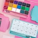 thumbnail image 3 of Set Himi gouache 18 colores 30ml + pinceles rosado, 3 of 9