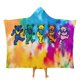 thumbnail image 1 of Osos Bailarines Manta Capa con Capucha Anti-Bolitas, Manta de Lana Ártica Suave, Manta Portátil de Felpa Ligera y Lujosa, Poncho para Siesta en Casa y Oficina, 100*130cm, 1 of 6