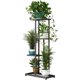 thumbnail image 1 of LINZINAR 4 Tier Plant Stand Indoor Outdoor Metal Flower Pot, 1 of 3
