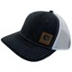 thumbnail image 2 of Gorra John Deere LP82700 con parche de cuero negro y malla ajustable, 2 of 4
