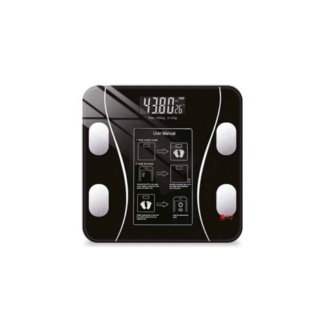 Tecnolab - Pesa Digital Bluetooth Smartphone Medición Imc 180Kg - Ps