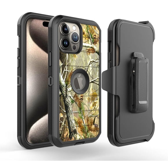 Funda Fastsun para iPhone 17 Air con camuflaje negro