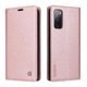 thumbnail image 3 of Funda Billetera de Cuero para Samsung Galaxy S20 FE con Tarjetero y Soporte - Tapa Magnética Rosa, 3 of 6