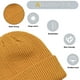thumbnail image 3 of Gorro clásico de invierno cálido para hombre, gorro de punto acrílico con puños, gorro de uso diario, 3 of 7