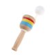 thumbnail image 4 of Juguete de madera clásico japonés Kendama Cup and Ball Toss Catching Game White, 4 of 5
