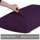 thumbnail image 5 of PiccoCasa 2 Paquete de Fundas de Almohada de Algodón Egipcio para Almohada Queen, 20"x30" Púrpura Profundo, 5 of 8